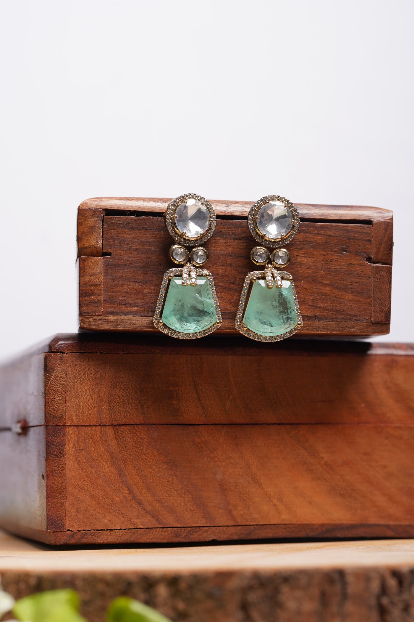 Mint Drop earrings