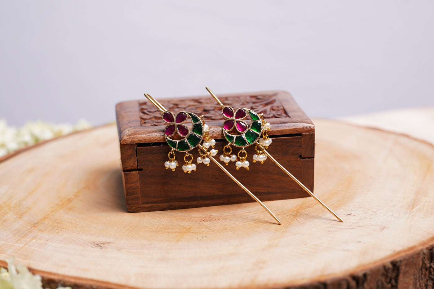 Pushpika Needle Earcuffs