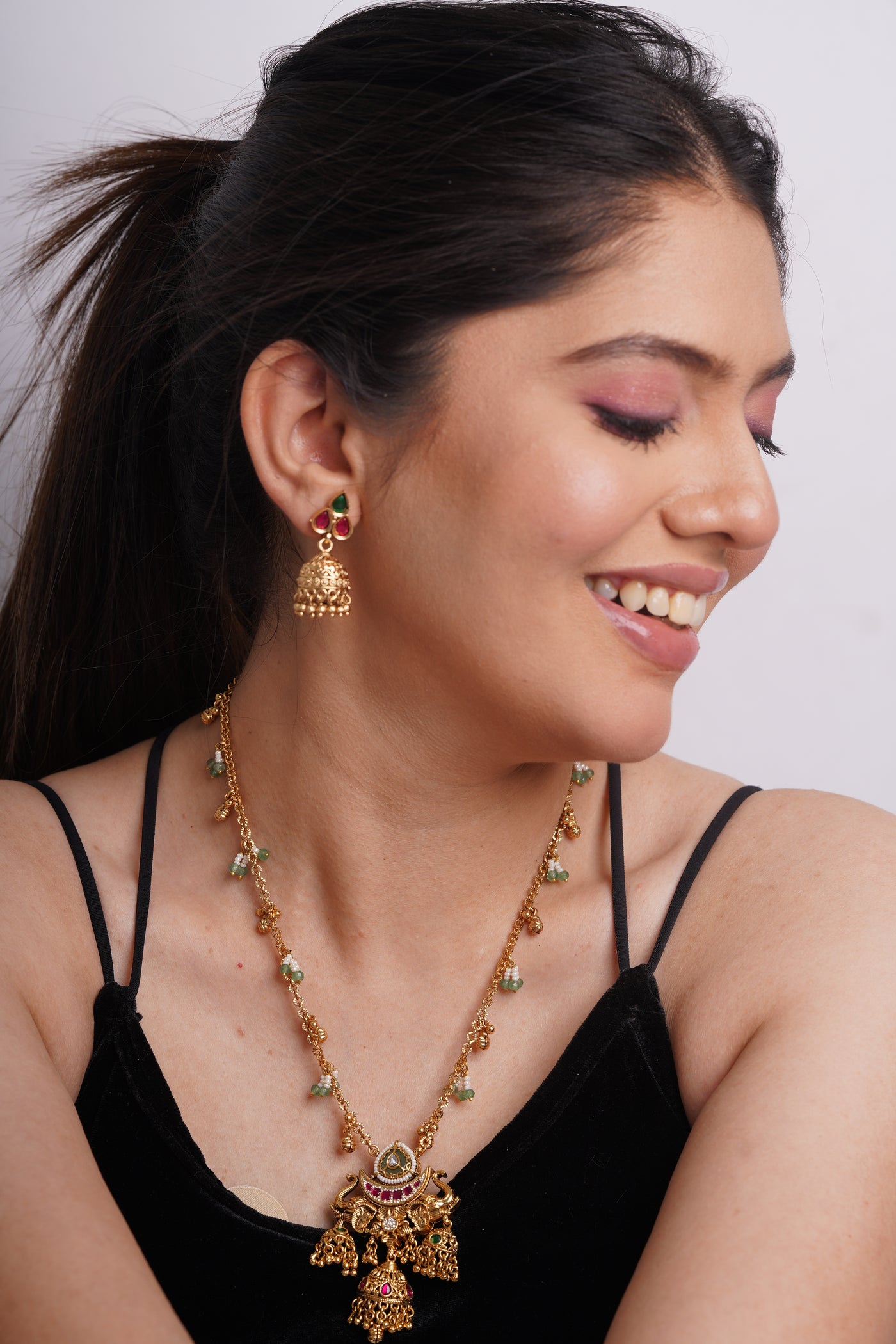 Gajraj Heritage Pendant Set
