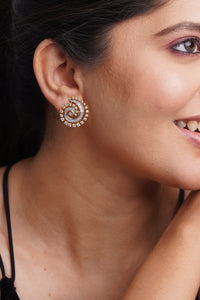 Celest Swirl Studs