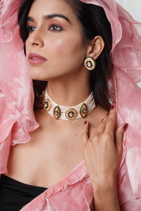 Regal Ivory Kundan Choker