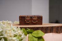 Rajwadi Antique Chand Earrings