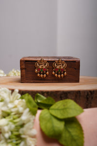 Rajwadi Antique Chand Earrings