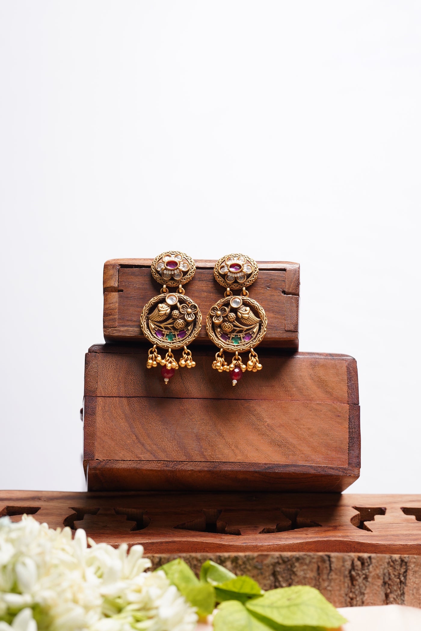 Heritage Peacock Earrings