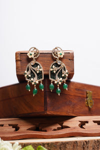Heritage Green Drop Earrings