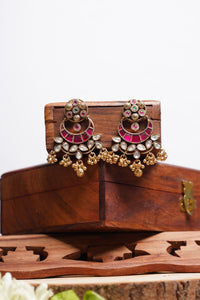 Kundan Chandbali Earrings