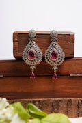 AD Ruby drop earring