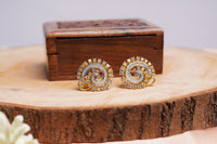 Celest Swirl Studs