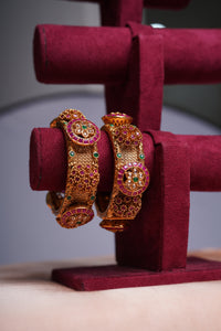 Ruby Temple Bangles