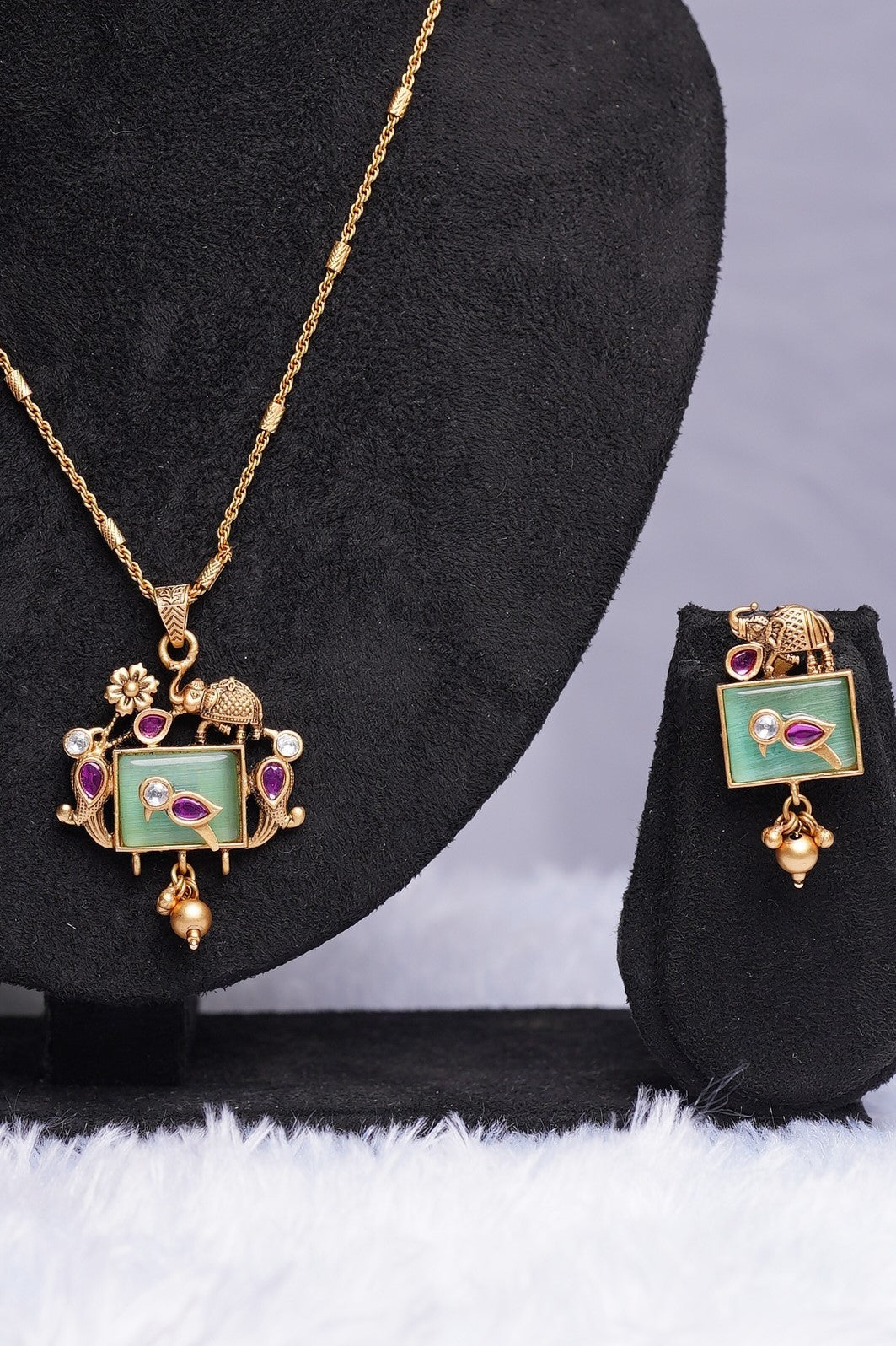 Mintgreen Pendant set