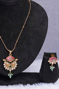 Pink Pendant Set