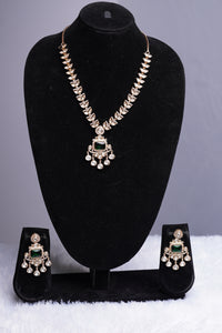 Ruby Kundan Pendant Set