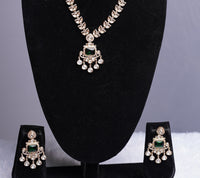 Ruby Kundan Pendant Set